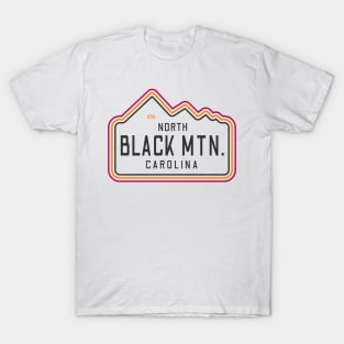 Visiting NC Mountain Cities Black Mountain, NC Neon Range T-Shirt